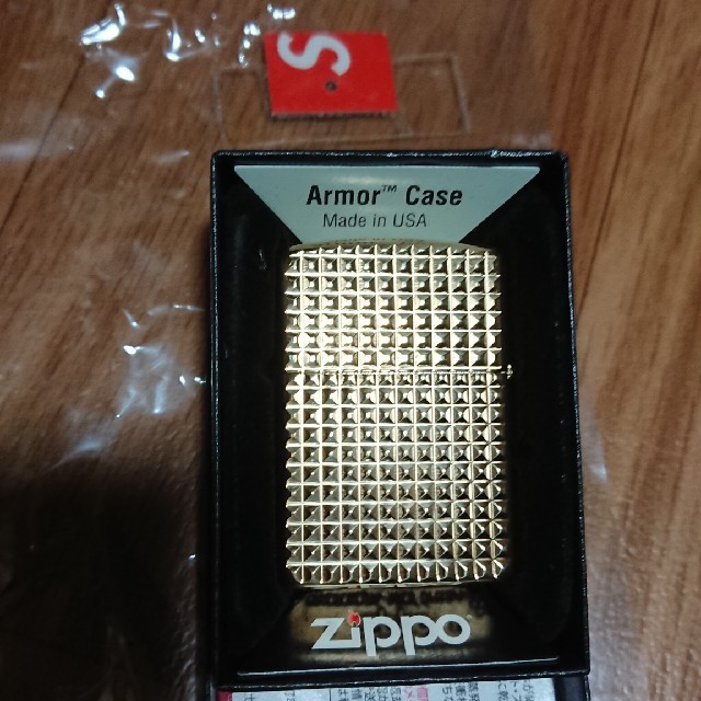 supreme Diamond Cut Zippo gold 17AW ジッポー