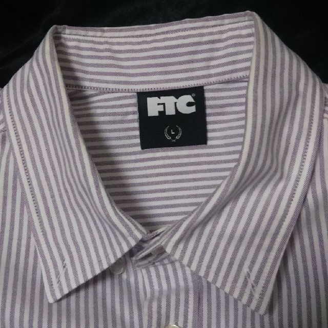 FTC(エフティーシー)のFTC OXFORD SHIRTS  PURPLE STRIP/L メンズのトップス(シャツ)の商品写真