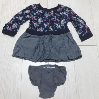 ベビーギャップ(babyGAP)の【baby Gap】80cm ワンピース　ミニーちゃん　ディズニー(ワンピース)