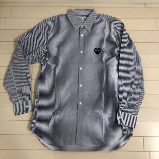 コムデギャルソン(COMME des GARCONS)の【BOLT様専用】M コムデギャルソン PLAY 長袖　ストライプ　シャツ(シャツ)