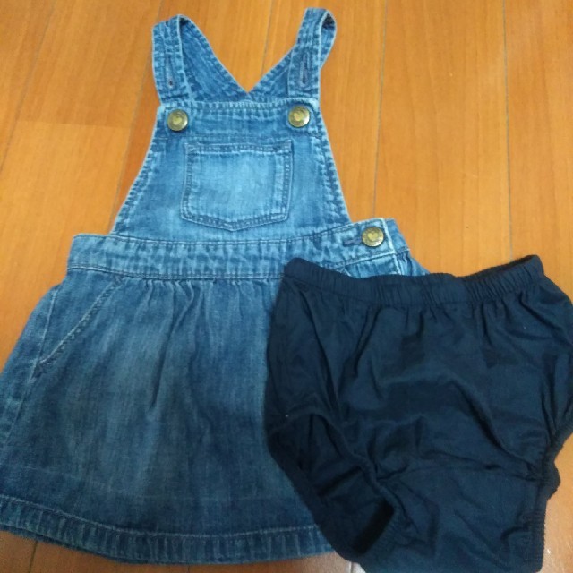 babyGAP(ベビーギャップ)のbabyGAPジャンパースカート、タイトスカートセット キッズ/ベビー/マタニティのベビー服(~85cm)(スカート)の商品写真