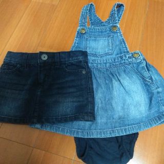 ベビーギャップ(babyGAP)のbabyGAPジャンパースカート、タイトスカートセット(スカート)