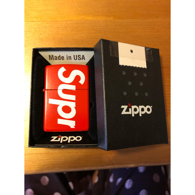 新品未使用 Supreme 18SS Logo Zippo