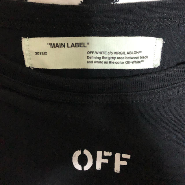 OFF-WHITE(オフホワイト)の「今週限定価格」off white spray ロンT レディースのトップス(Tシャツ(長袖/七分))の商品写真