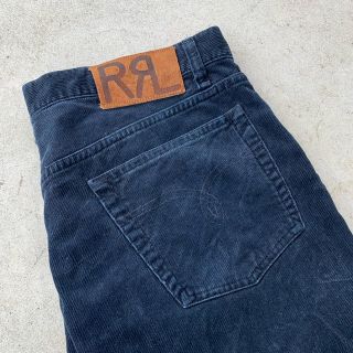 ダブルアールエル(RRL)の90年代 USA製 RRL コーデュロイ パンツ ネイビー(スラックス)