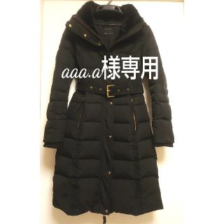 ザラ(ZARA)のZARA ダウンコート 黒 ブラック(ダウンコート)