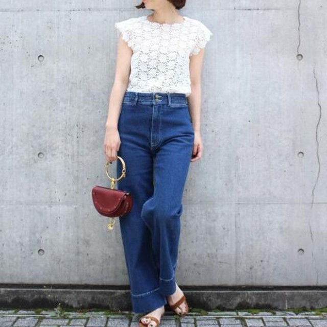 DEUXIEME CLASSE(ドゥーズィエムクラス)のPAN FLOWER BLOUSE レディースのトップス(シャツ/ブラウス(半袖/袖なし))の商品写真