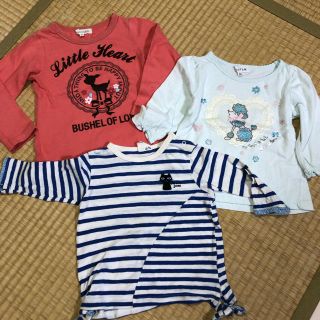 プチジャム(Petit jam)のロンT  トップス 100 女の子  まとめ売り(Tシャツ/カットソー)