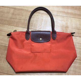 ロンシャン(LONGCHAMP)のロンシャン プリアージュ オレンジ(トートバッグ)