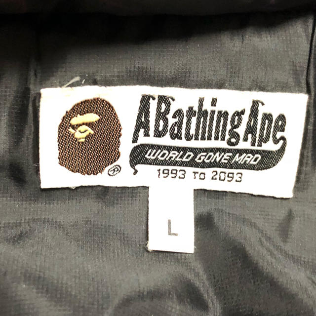 A BATHING APE(アベイシングエイプ)のＡＰＥ エイプ　ダウンジャケット メンズのジャケット/アウター(ダウンジャケット)の商品写真