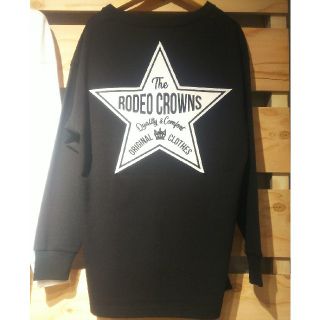 ロデオクラウンズワイドボウル(RODEO CROWNS WIDE BOWL)のテラ松ロンTブラック(Tシャツ(長袖/七分))