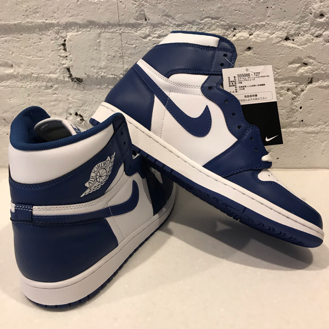 NIKE(ナイキ)のAIR JORDAN 1 RETRO HIGH OG STORM BLUE メンズの靴/シューズ(スニーカー)の商品写真