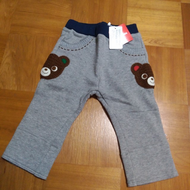 新品■ミキハウス　スウェット　パンツ　編みぐるみ　ぷっちー　80