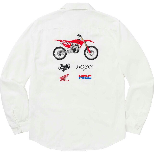 19AW Supreme/Honda/Fox Racing Work Shirt