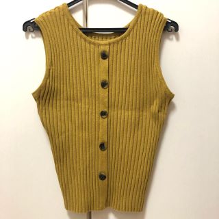 レトロガール(RETRO GIRL)の新品 RETRO GIRL ベスト ニット ノースリーブ未着用(タンクトップ)