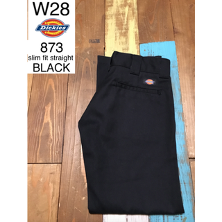 ディッキーズ(Dickies)の３９５９８　アメリカ輸入 USED ディッキーズ ８７３ ブラック　 W２８(ワークパンツ/カーゴパンツ)