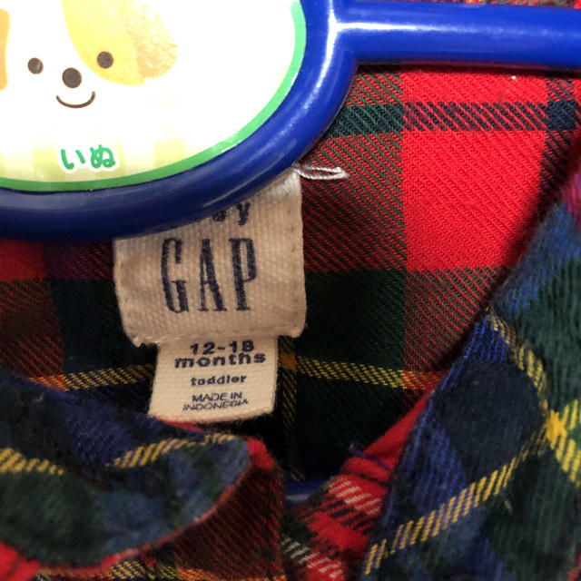babyGAP(ベビーギャップ)のまりも様 baby gap チェックワンピース  チュニック キッズ/ベビー/マタニティのベビー服(~85cm)(ワンピース)の商品写真