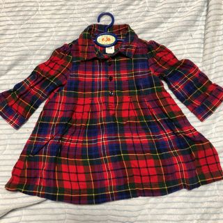 ベビーギャップ(babyGAP)のまりも様 baby gap チェックワンピース  チュニック(ワンピース)