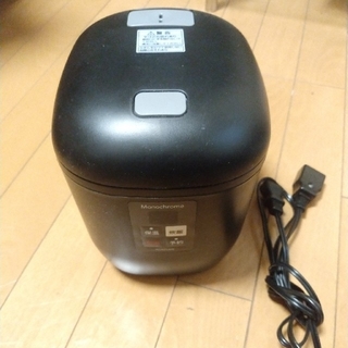 コイズミ(KOIZUMI)のコイズミ　小型炊飯器　ライスクッカーミニ　ブラック(炊飯器)