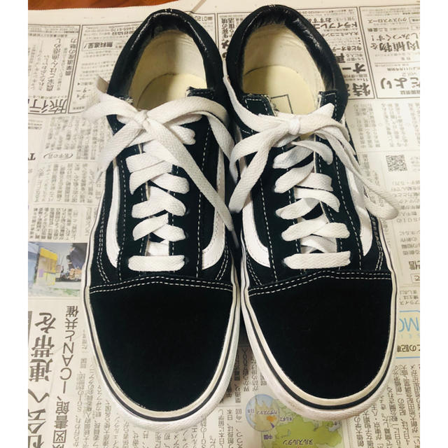 VANS(ヴァンズ)のvans 厚底 プラットフォーム オールドスクール ブラック レディースの靴/シューズ(スニーカー)の商品写真