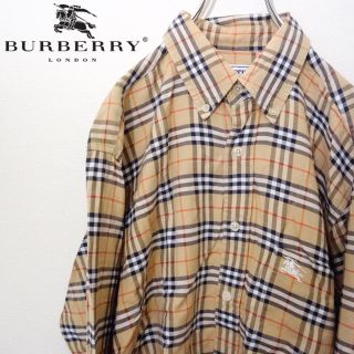 バーバリー(BURBERRY)のフォロー割 バーバリーズ 90s ノバチェックシャツ ホース刺繍 超希少(シャツ)