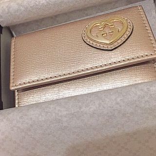 グッチ(Gucci)の新品未使用GUCCI キーケースピンク(キーケース)