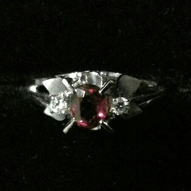 ルビーダイヤモンドリング　Pt900 12号　４gお値下げリング(指輪)