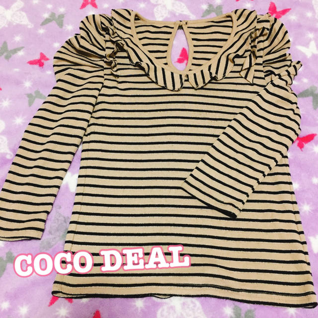 COCO DEAL(ココディール)のココディール トップス フリル 秋服 レディースのトップス(カットソー(長袖/七分))の商品写真