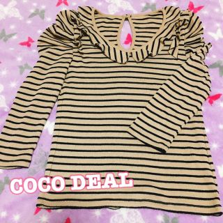 ココディール(COCO DEAL)のココディール トップス フリル 秋服(カットソー(長袖/七分))