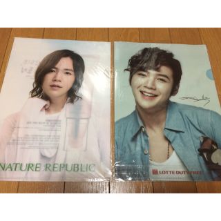 チャン・グンソク NATURE REPUBLIC ロッテ免 クリアファイル(アイドルグッズ)