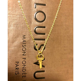 オンライン格安 【確実正規品】Louis Vuitton ゴールド BIG チャーム ネックレス ネックレス