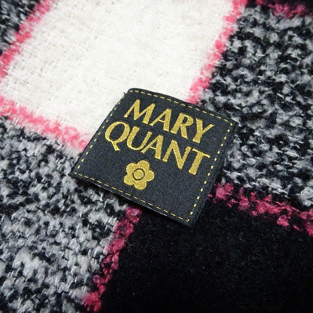 MARY QUANT(マリークワント)のマリークワント 大判 ストール マフラー チェック  MARY QUANT レディースのファッション小物(マフラー/ショール)の商品写真