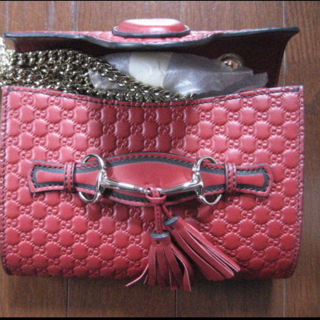 Gucci - 本物保証☆グッチ GUCCIエミリー ホースビット フリンジ