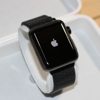 アップルウォッチ(Apple Watch)のApple watch series2 【black stainlessモデル】(腕時計(デジタル))