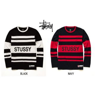 ステューシー(STUSSY)のstussy ストライプ 長袖 (Tシャツ/カットソー(七分/長袖))