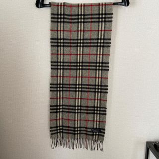 バーバリー(BURBERRY)のBurberry グレーマフラー(マフラー/ショール)