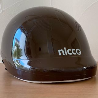 コドモビームス(こども ビームス)のNICCO こどもビームス 別注 キッズ ヘルメット 茶色 49〜54cm(自転車)