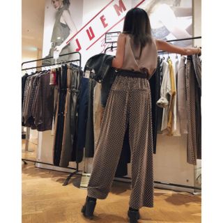 アリシアスタン(ALEXIA STAM)のjuemi Velour Check pattern Thai pants(カジュアルパンツ)