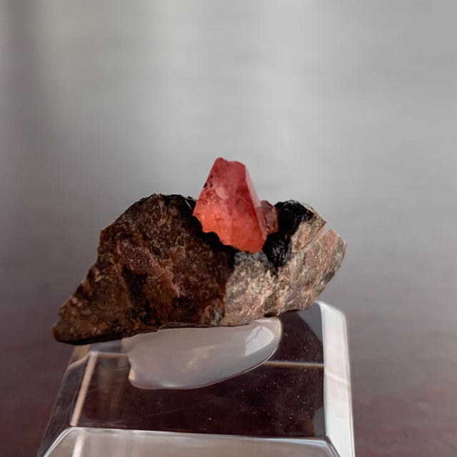 【鉱物標本】ロードクロサイト 母岩付き 原石 ペルー産 - 1