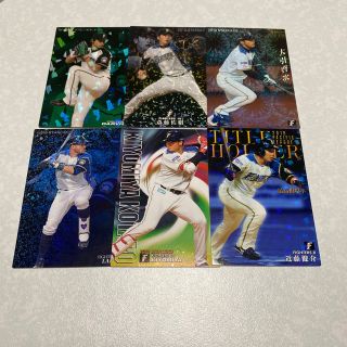 ホッカイドウニホンハムファイターズ(北海道日本ハムファイターズ)のプロ野球チップス 北海道日本ハムファイターズ スターカード6枚セット(シングルカード)