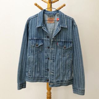 シュプリーム(Supreme)のlevi's pinstripe trucker jacket(Gジャン/デニムジャケット)