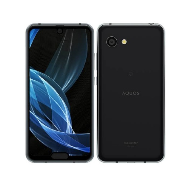 SHARP(シャープ)のAQUOS SH-M09 ピュアブラック SIMフリー　未開封 スマホ/家電/カメラのスマートフォン/携帯電話(スマートフォン本体)の商品写真