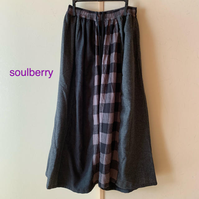 Solberry(ソルベリー)のsoulberry  ソウルベリー パッチワークスカート  レディースのスカート(ロングスカート)の商品写真