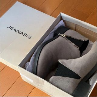 ジーナシス(JEANASIS)の【JEANASiS】サイドゴア ZIPブーツ【美品】(ブーツ)