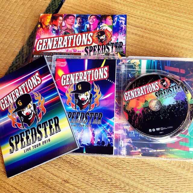 GENERATIONS(ジェネレーションズ)のGENERATIONS LIVE TOUR 2016 SPEEDSTER エンタメ/ホビーのDVD/ブルーレイ(ミュージック)の商品写真