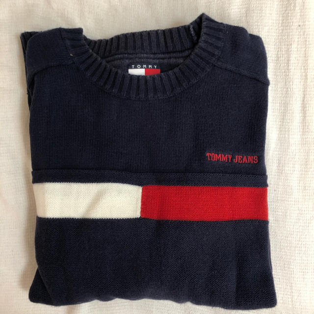 TOMMY HILFIGER(トミーヒルフィガー)のUSA購入TOMMY JEANS ヴィンテージニット　★最終値下げ！ レディースのトップス(ニット/セーター)の商品写真