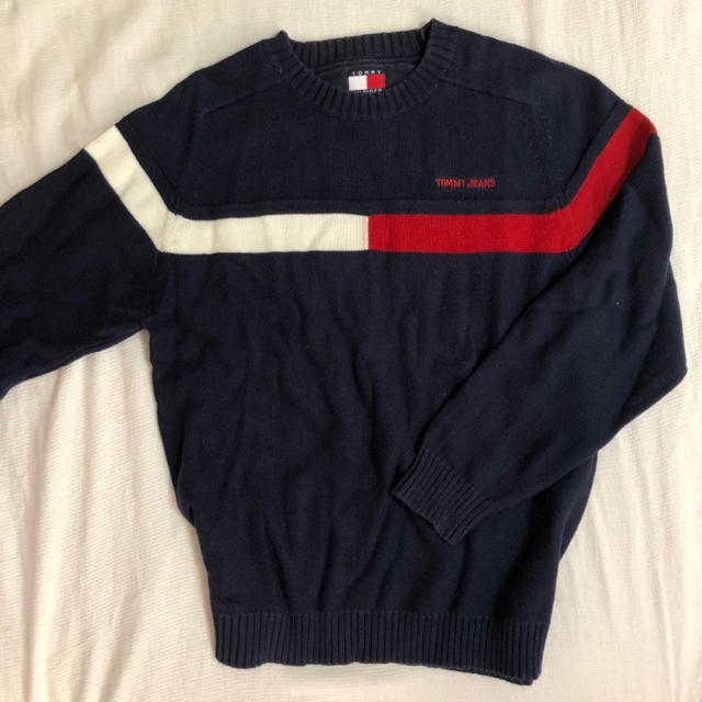 TOMMY HILFIGER(トミーヒルフィガー)のUSA購入TOMMY JEANS ヴィンテージニット　★最終値下げ！ レディースのトップス(ニット/セーター)の商品写真