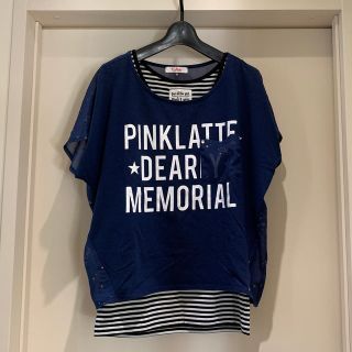 ピンクラテ(PINK-latte)のPINK-latte アンサンブルカットソー M 165cm(Tシャツ/カットソー)