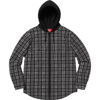 シュプリーム(Supreme)のsupreme 18’F/W  hooded plaid work shirt(その他)