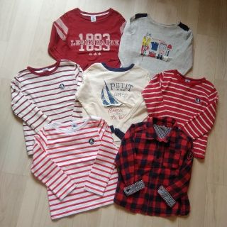 プチバトー(PETIT BATEAU)のセット　プチバトー　ロンＴ　シャツ(Tシャツ/カットソー)